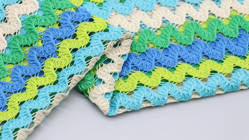 Factory wholesale lace material african lace fabric holiday crochet fabric for dress