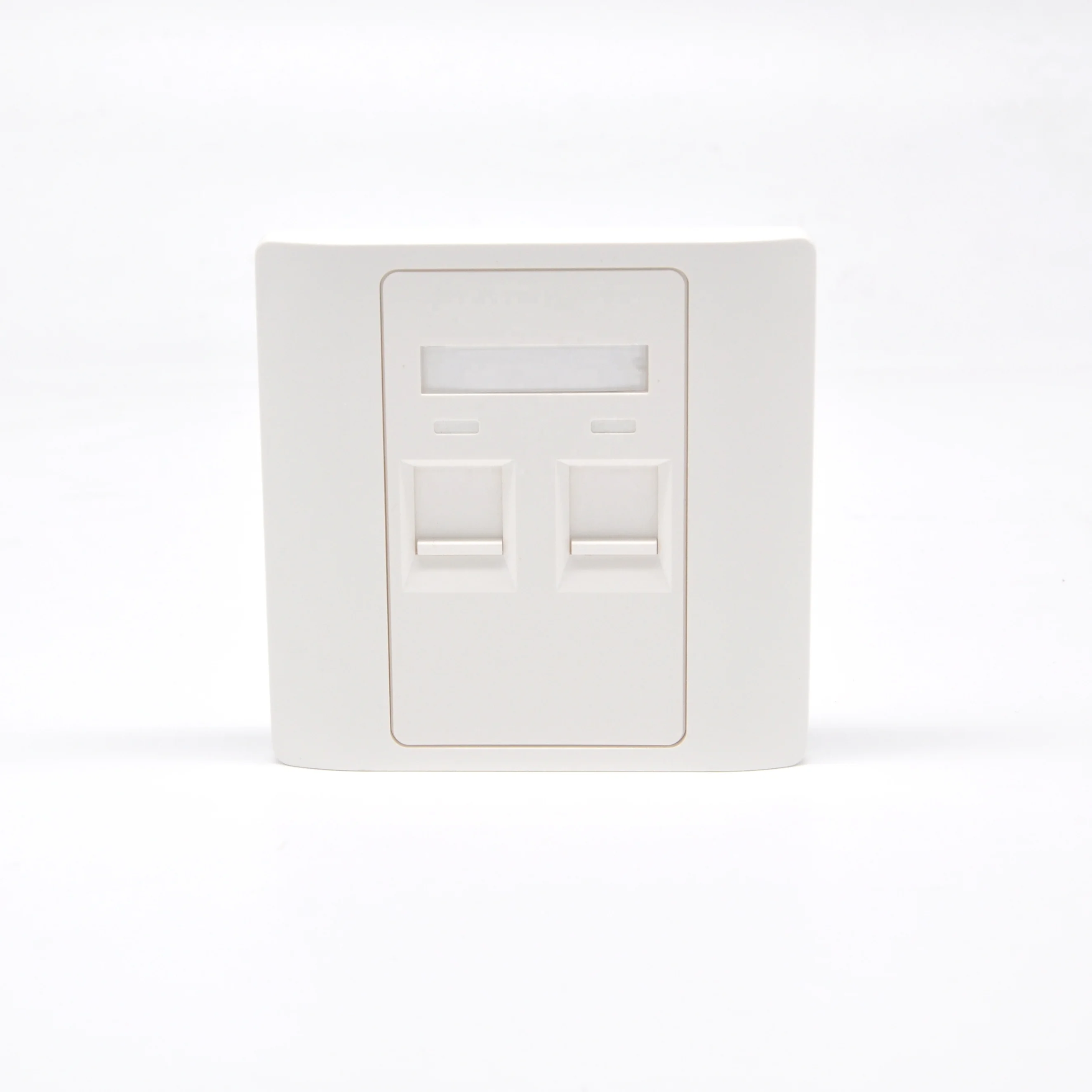 Производитель 2 ядра 86 тип розетки Ftth Лицевая панель коробка дуплексный волоконно-оптический адаптер для ПК Abs материал розетка волоконно-оптическая