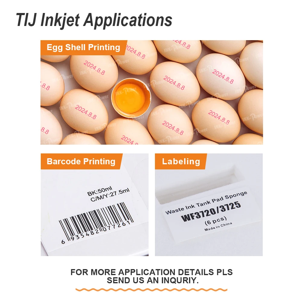 INK-POWER 45 51645 45a TIJ 2.5 Dye Pigment Ink Cartridge for hp 45 hp45 tij2.5 tij 25 industrial machine handheld inkjet printer