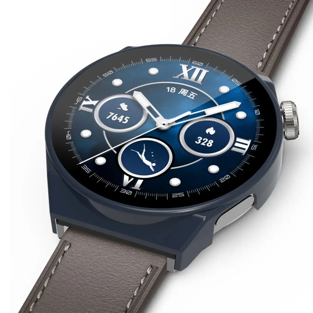 Жесткий Чехол-рамка из поликарбоната для смарт-часов Huawei watch GT 3 Pro 46 мм чехол с полным покрытием стеклянная защита экрана оболочка