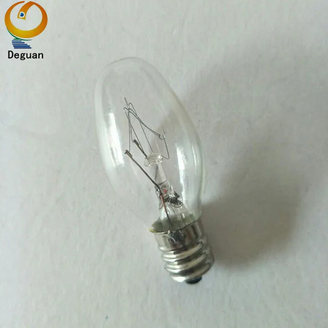 Hot sales products E12 C7 incandescent bulb for 4W 120V 220V light bulb
