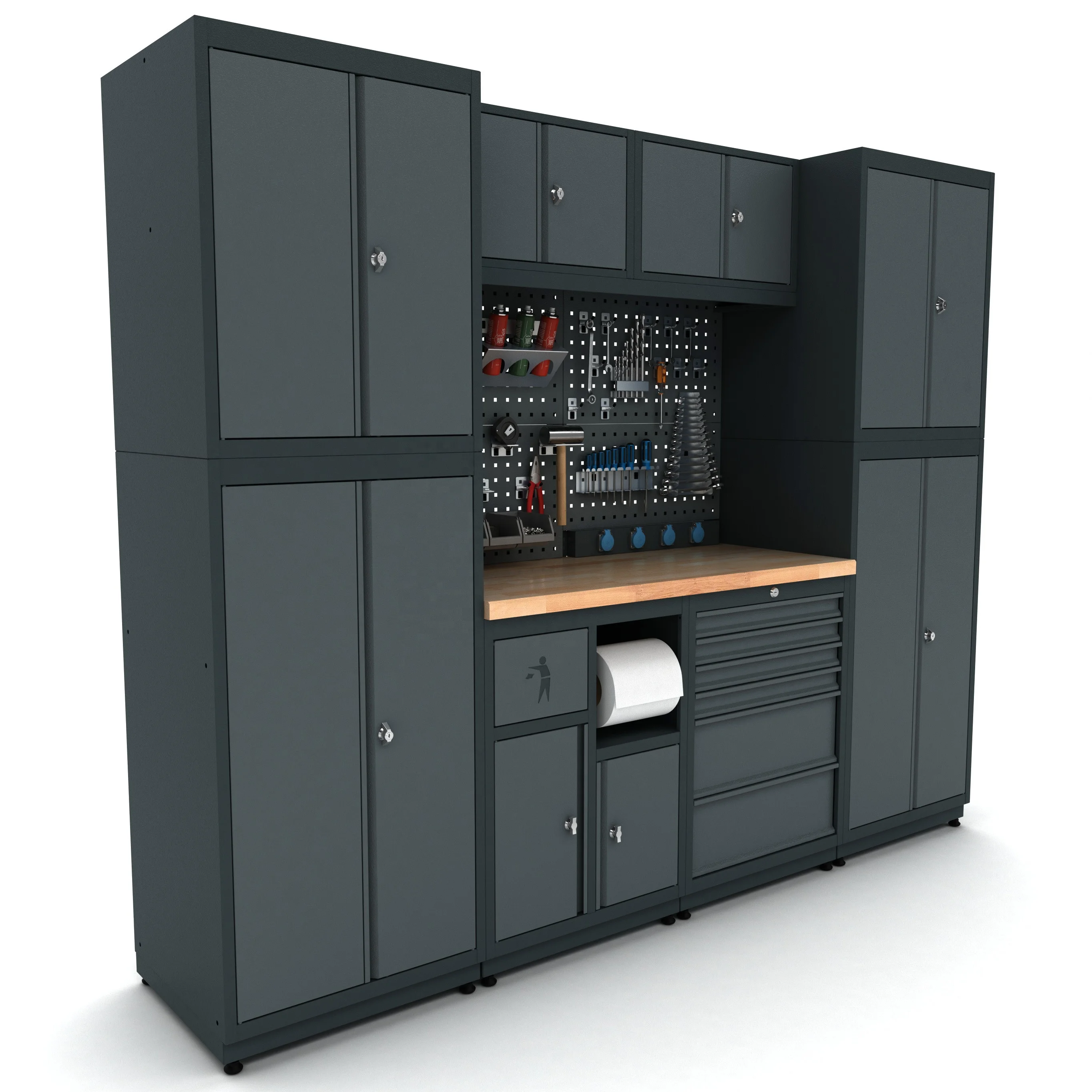 Modular Tool Cabinet System for Mechanic Garages