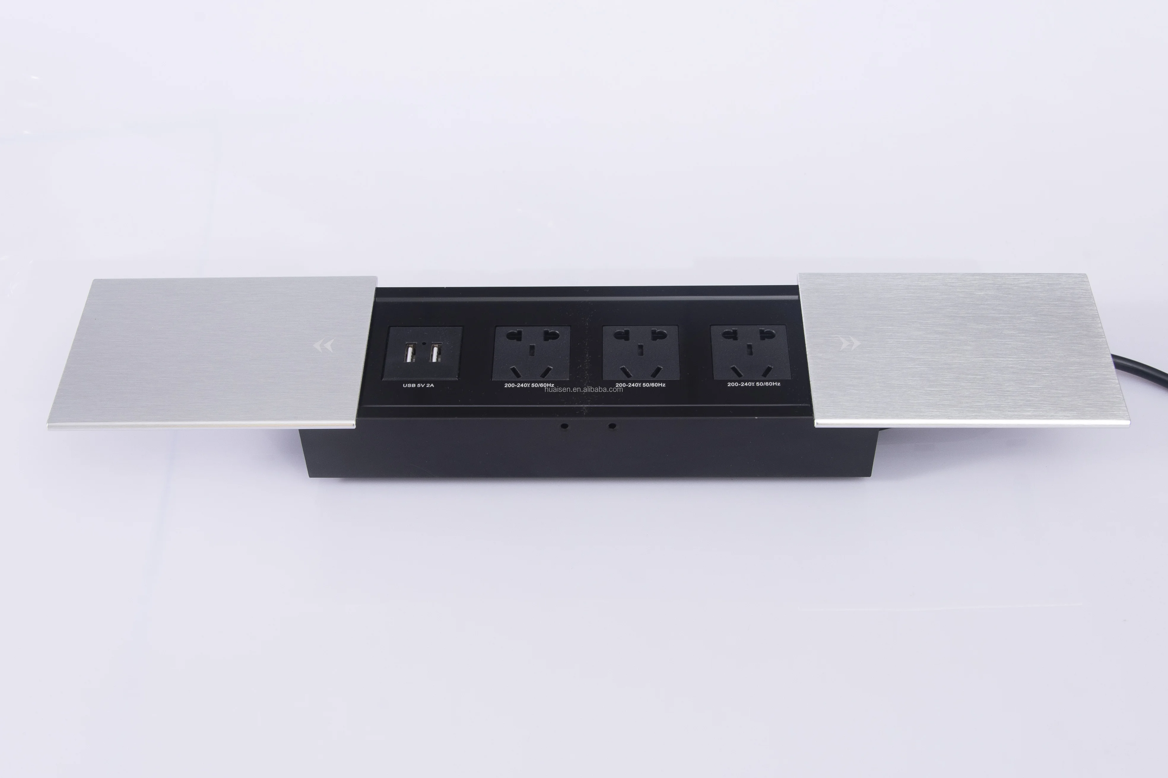 Factory Price Desktop Outlet Removable Electr Switch And Powered Desk Strip Electric With Usb Hidden Pop Up Power Socket