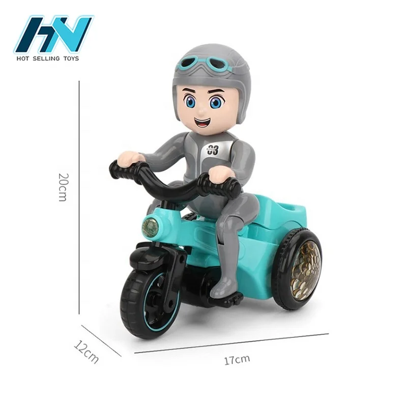 Battery operated Stunt tricycle with light&sound