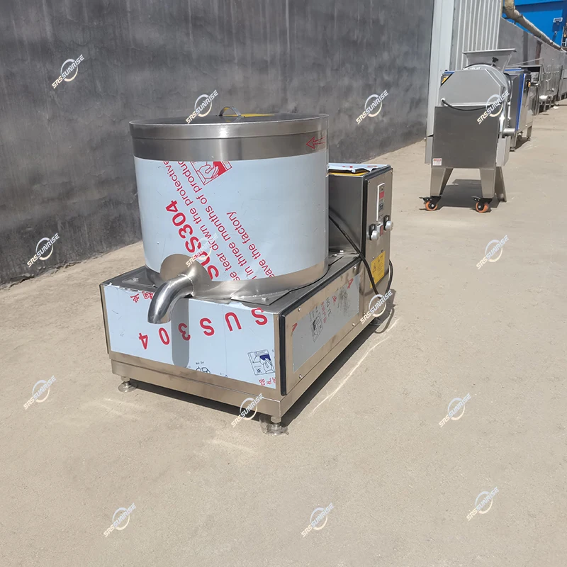 Automatic Deoiling Machine Fruit Vegetable Centrifugal Dewatering Machine Electric Salad Spinner