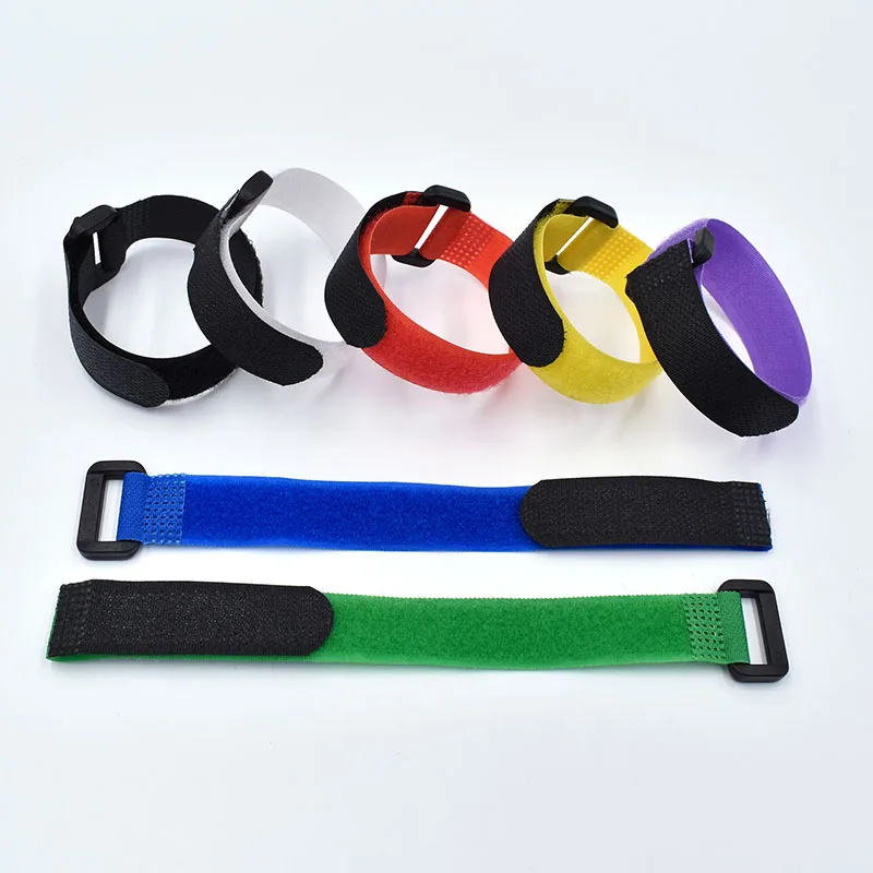 High Quality and Black hook and loop strap with buckle