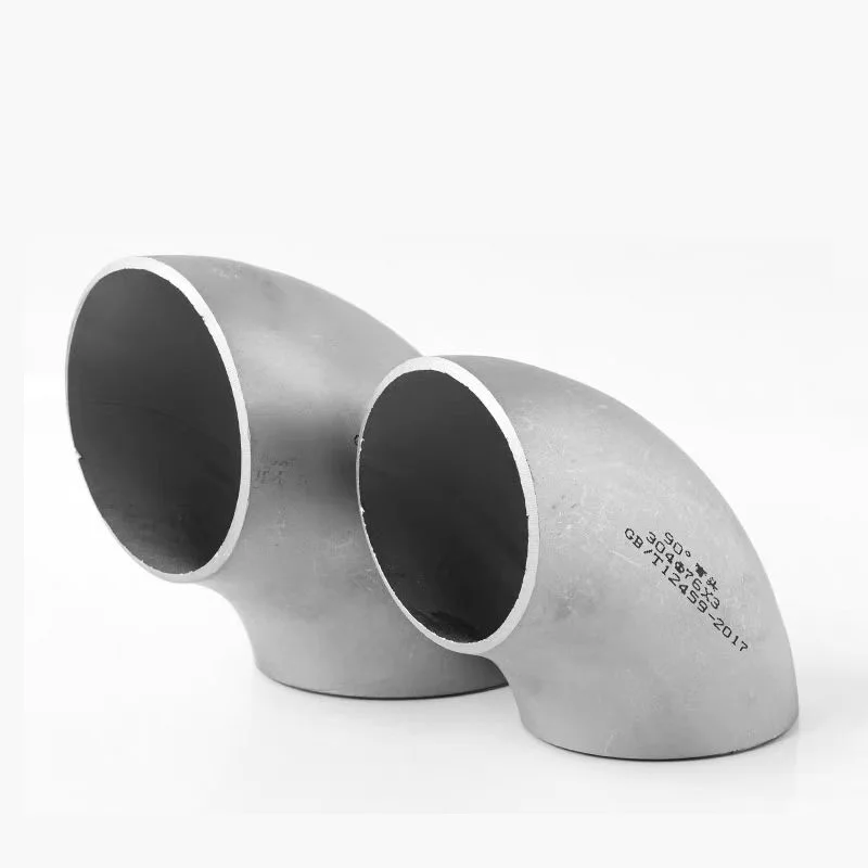 1 2 4 Inch 304 Stainless Steel 15 30 45 60 90 135 180 Degree Industrial Welding Elbow Pipe Fitting