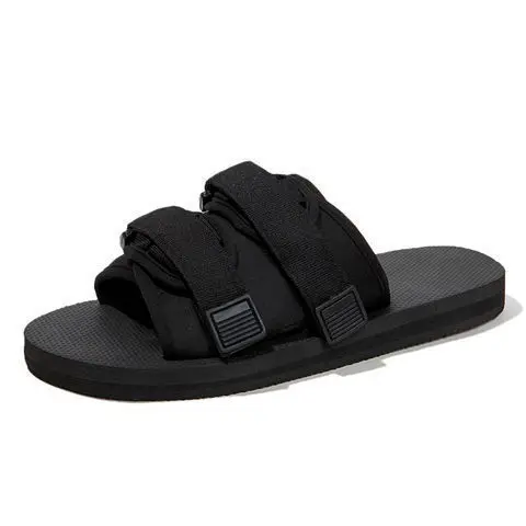 Wholesales Custom Logo EVA PU Slides Outdoor Cool Sandals with EVA Insole Anti-Slippery and Massage Features for Summer