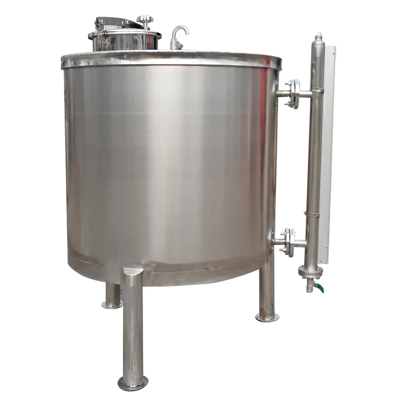 Customizable PLC controlled chemical storage tank Stainless steel tank with level gauge