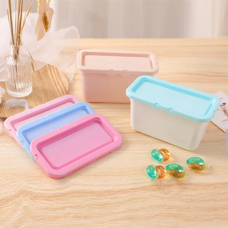 Wholesale Empty Laundry Pods PP Boxes The Laundry Pod Container Detergent Capsules Plastic Container