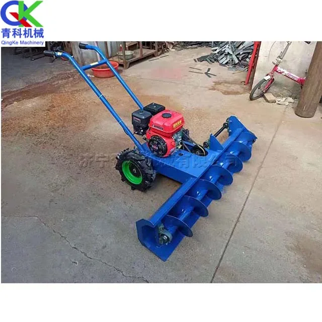 Self-propelled Snow Pushing Equipment Auger Snowplow High Horsepower Snow Throwing Device