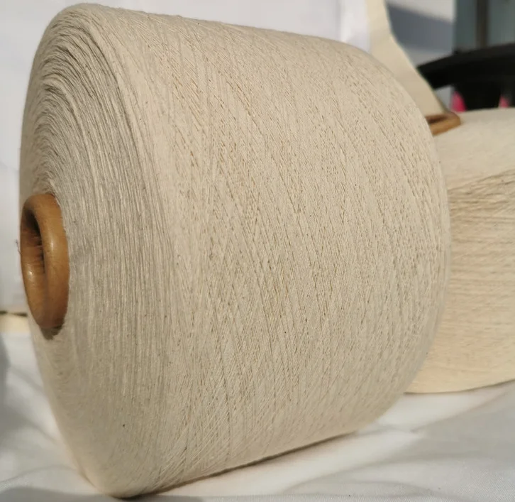 Supply raw white 3.5 count 10 count pure cotton yarn cotton yarn and yarn