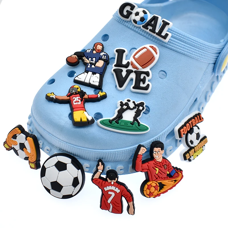 Different Shapes Cartoon Croc Charms Wholesale Custom Cartoon Shoe Charms Custom Clog Croc PVC Shoe Decoration Charms