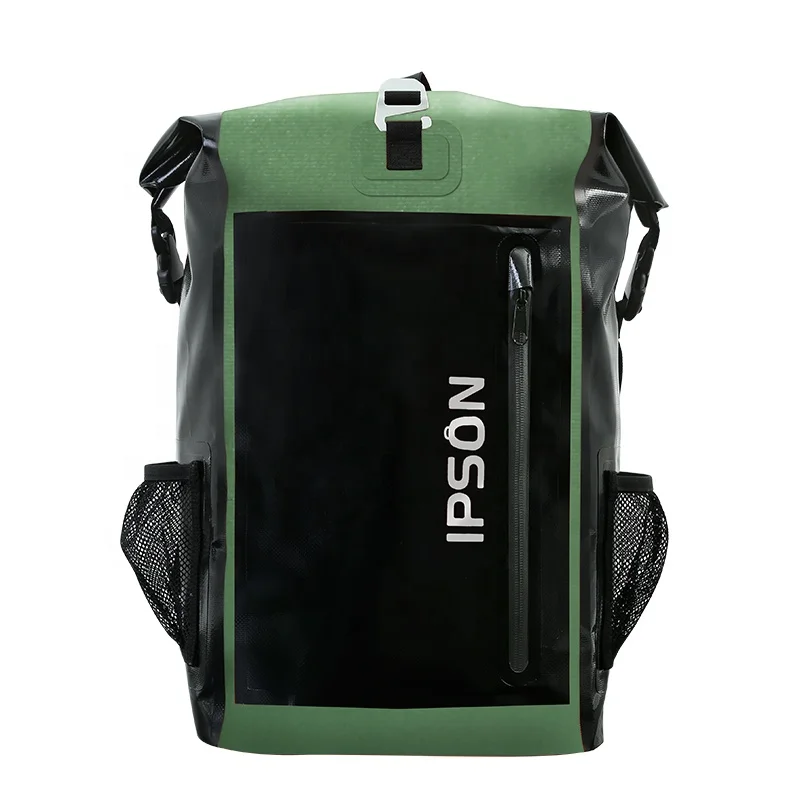 
IPSON PVC Roll Top camouflage Waterproof Dry Bag Backpack Hunting Bag For Outdoor 