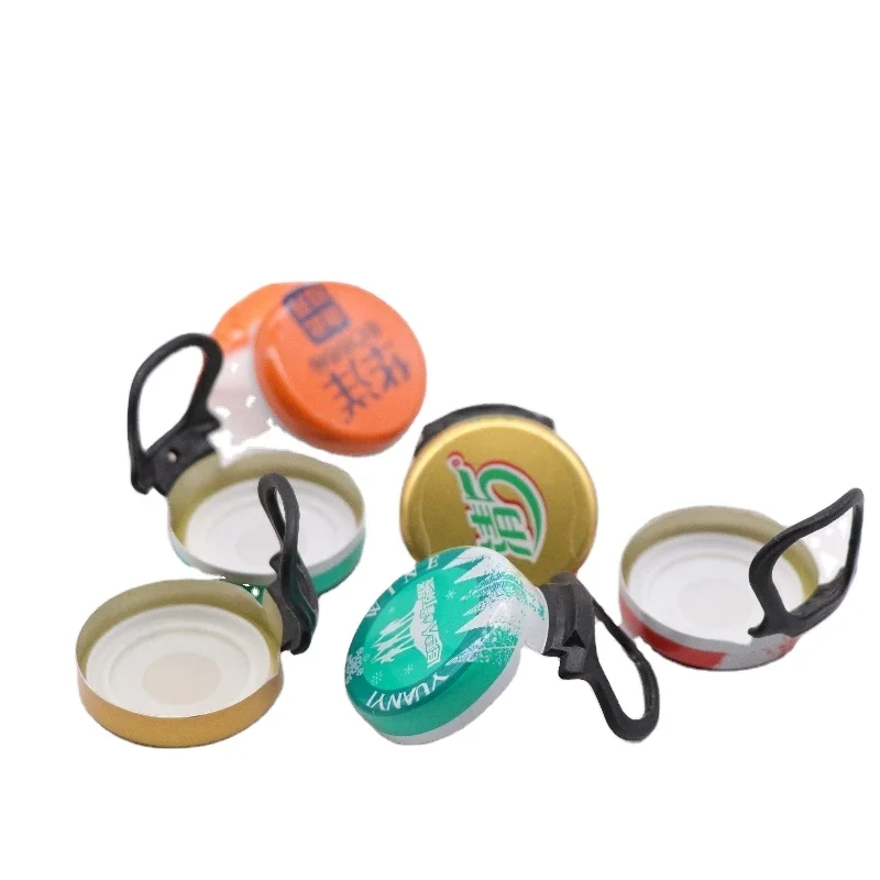 Beer Bottle Crown Cap Wine Bottles Tinplate Sipper Caps Steel Bottles Lid Packing Custom Logo Metal Customize Beverage Plastic