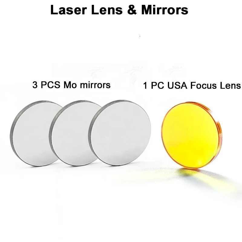YongLi USA CVD ZnSe Focal Length 50.8/63.5/100 mm ii vi Laser Lens Co2 Laser Focus Lens for Laser Engraver