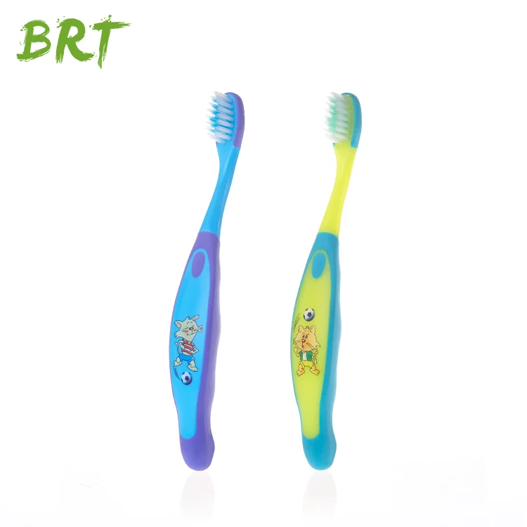 Kids tooth brush with print logo, soft kids tooth brush, children oral care products