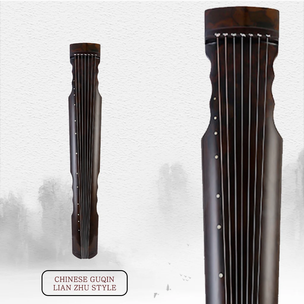 NAOMI Профессиональный Guqin Инструмент Китайский 7 Строка для декора дома Lian Zhu Тип Qin