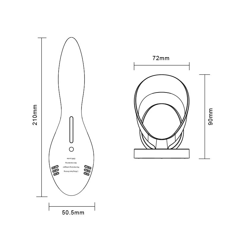 Portable Facial Massager Face Lifting Firming Beauty Instrument Wrinkle Removal Machine Rejuvenation Home Beauty Device