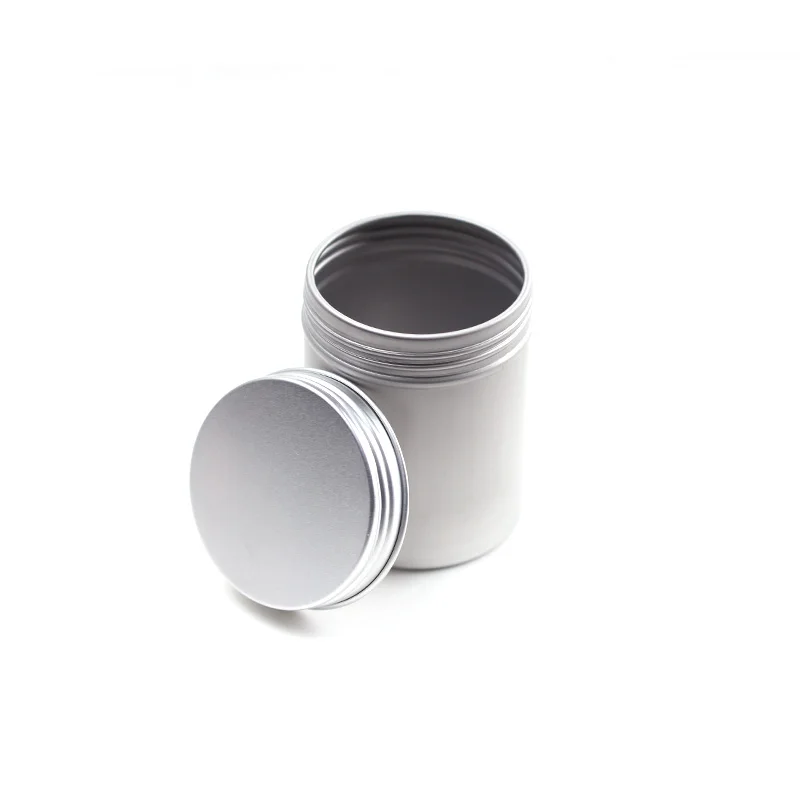 80ML Aluminum Screw Top Round Tea Jars Metal Tin Cans Aluminum Tin Containers Food grade Aluminum Cans