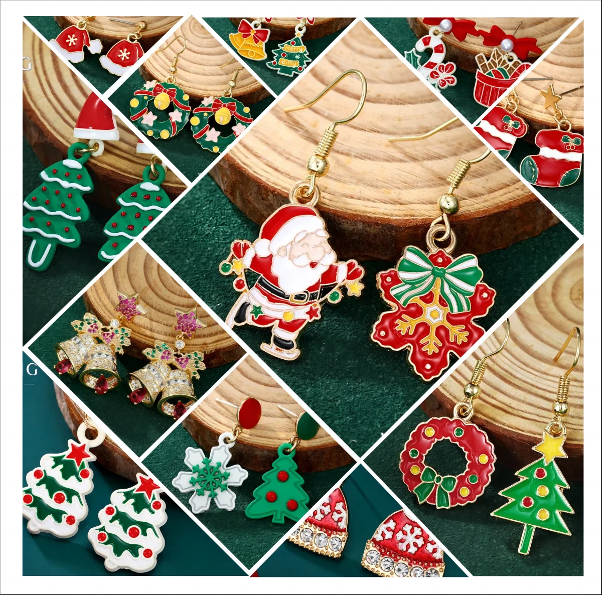 XUPING Christmas Gifts Parties Earrings Women Fashion Jewelry Wholesale Bulk Stud Earrings 14K 18K Gold Plated Earrings