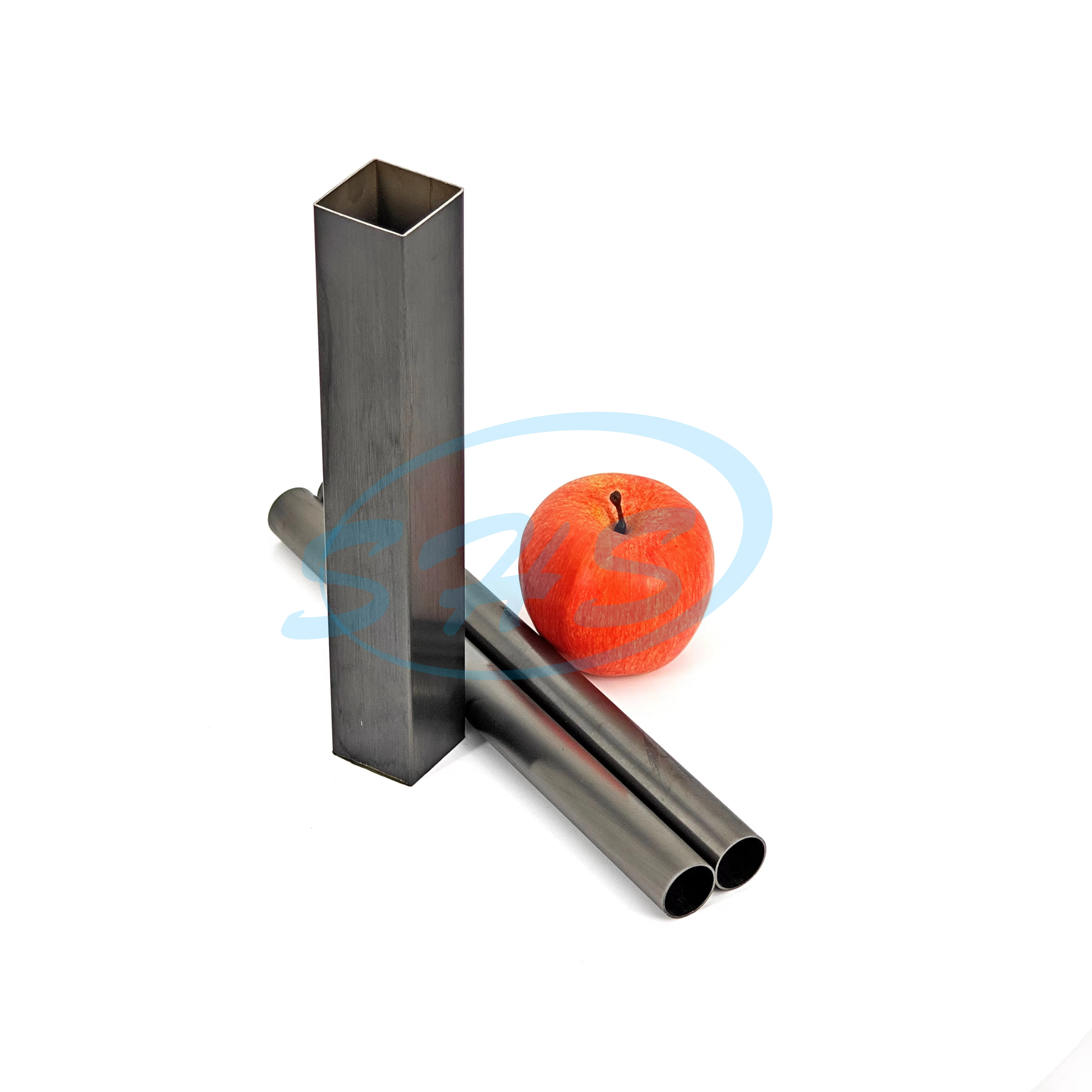 Top supplier color stainless tube 201 304 satin with PVD plated stainless steel black pipe for interior and exterior decoration