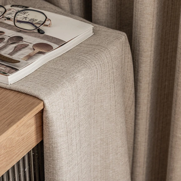 Multi-color Cotton Linen Window Curtains Cloth., Ready Made Luxury Curtains For The Living Room