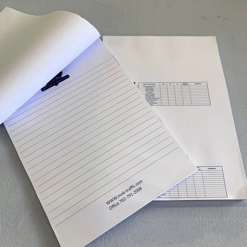 Custom Logo Printed Pocket Business Notepads Easily Tear off Office Stationery Supplies for Promotion