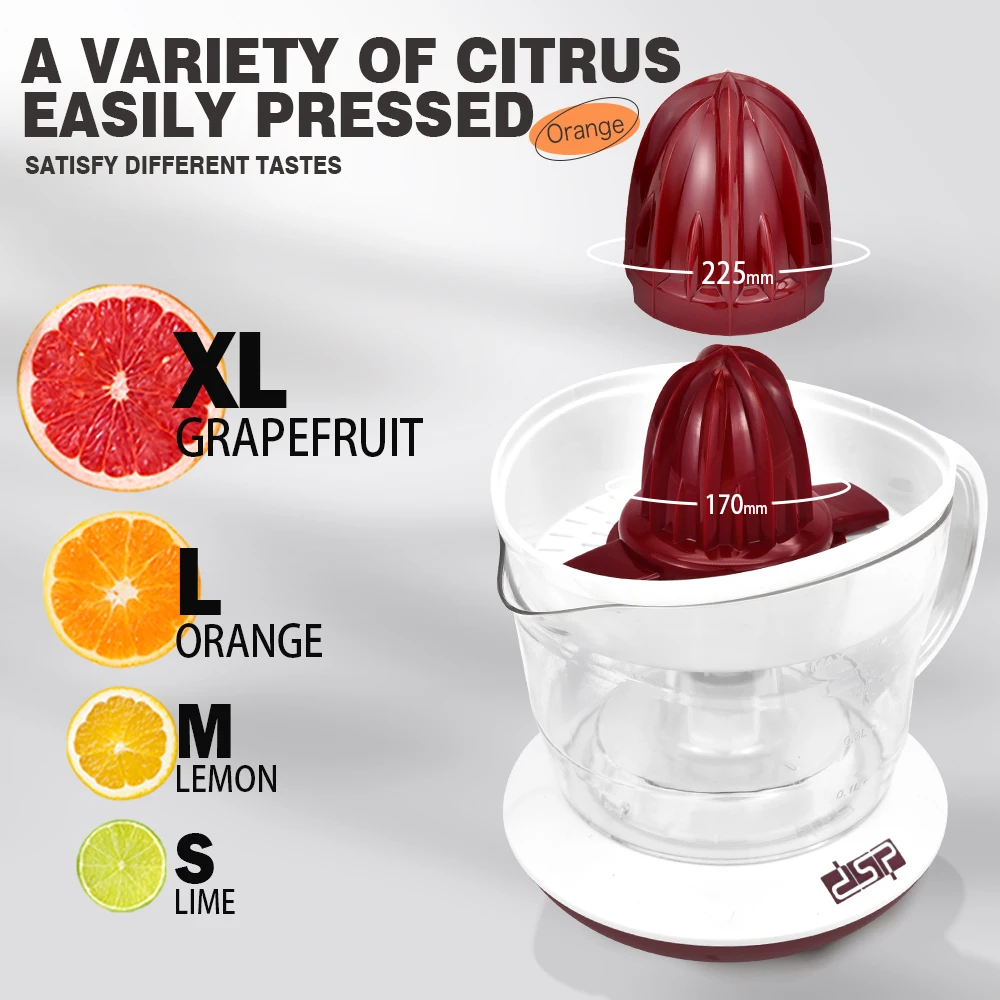 DSP hot sale OEM Kitchen appliance 700ml household electric citrus juicer Orange Fruit Lemon Squeezer Extractor Juicer