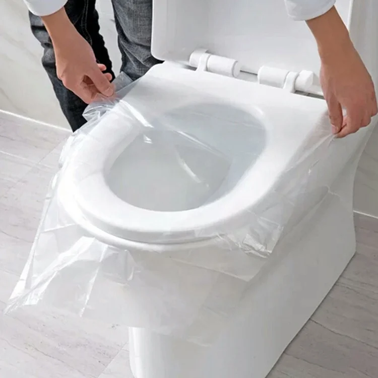 Easy Carry Disposable Plastic Toilet Seat Cover