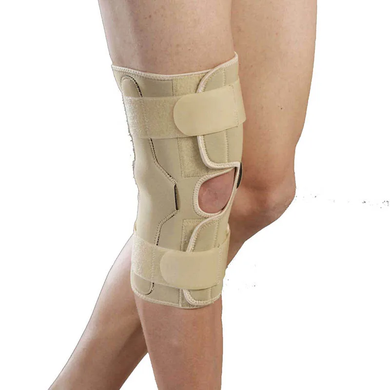 OL-KN058 Athletic Knee Protector around hinged knee support Neoprene Orthopedic knee brace wrap support