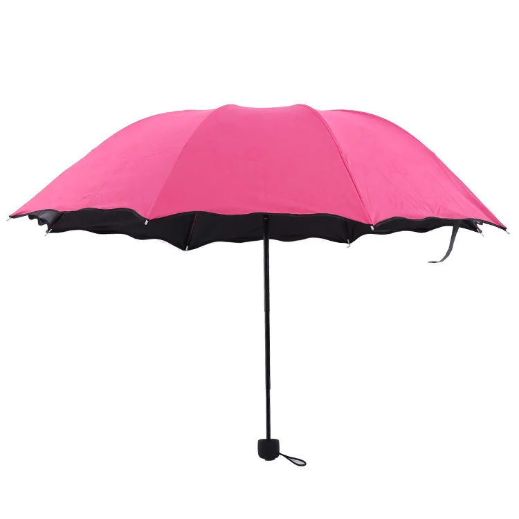 
New invention unique folding travel sun and rain with logo prints umbrellas 