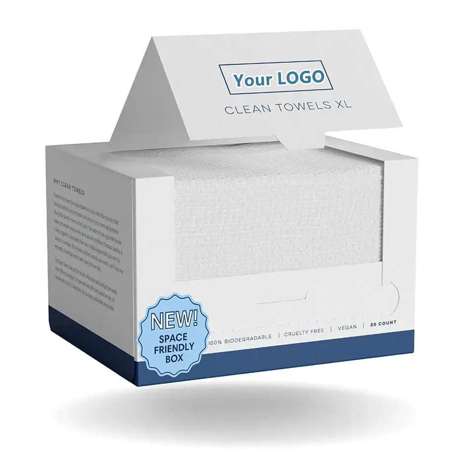 Clean Skin Towels XL Original 100% disposable towel clean skin club clean towels xl biodegradable wipes make up remover