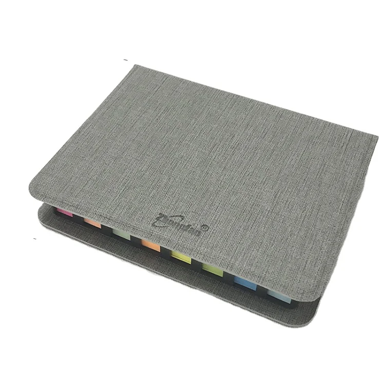 Wholesale Vintage Kraft Paper Cover Arrow Shape Index Sticky Notes Box With Calendar