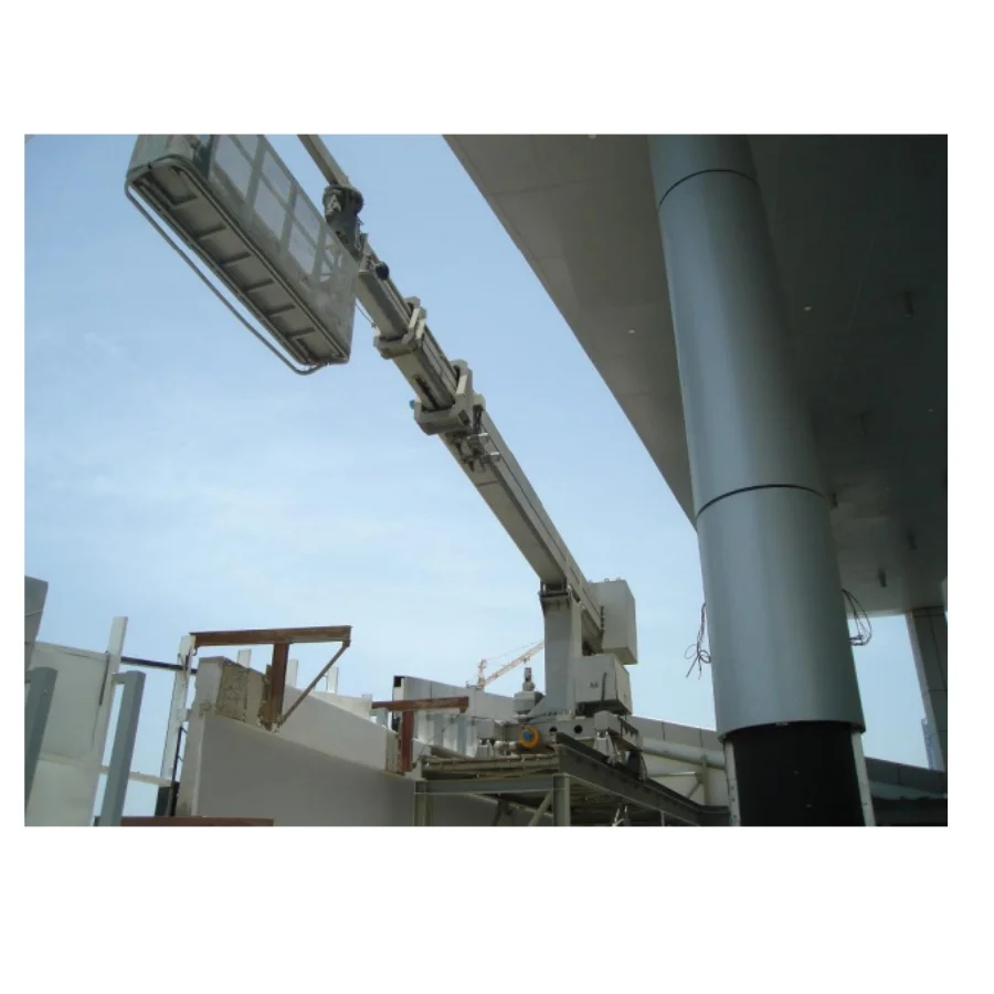 Китайский завод BMU платформа стеклянный фасад чистое обслуживание подвешенный колыбель с телескопической стрелой