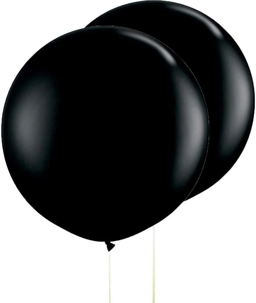2022 New Arrivals Thick Round Black Balloon Giant Latex Balloons 36 inch for Gender Reveal Surprise Party Decorations