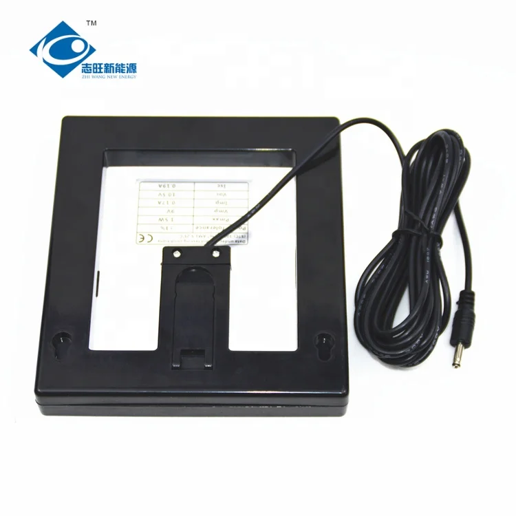 Высокое качество, размер: 9V Poly портативное зарядное устройство от солнечной энергии с 1,5 W Стекло ламинированные панели солнечных батарей ZW-1.5W-9V мини водонепроницаемый портативный