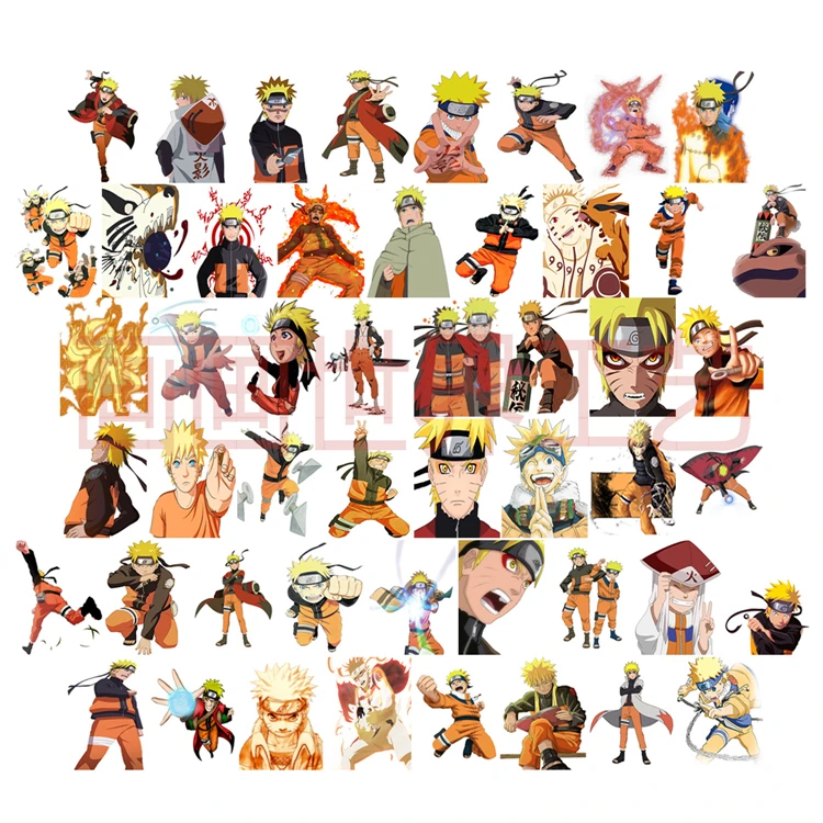 50 Wall Stickers Paper Printing Cartoon Postcards Anime Hanging Poster Stitching Postcards Wall Collage Kit