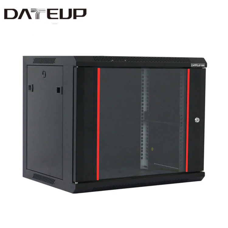 6u network rack wall mount 4u soho metal rack cabinet black 18u mounted data cabinet pdus ventilation fan