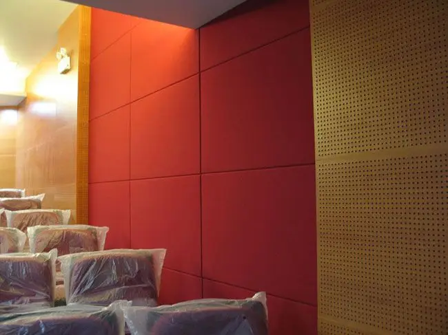 Wood QRD Diffuser Decorative Wooden Perforated Art Acoustic Panels sound absorbing board for ceiling