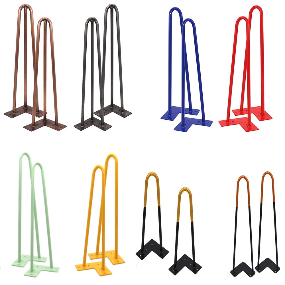 2021 Design Metal Hairpin Legs Coffee Table Table Metal Legs Firm Multi Color Hairpin Legs