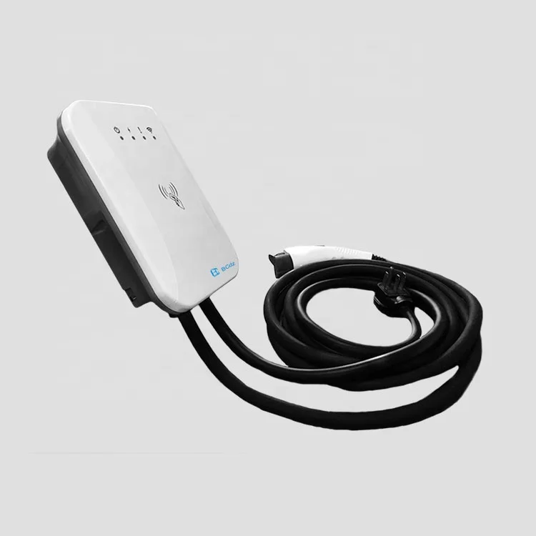 16 a amp Уровень 2 ev зарядное устройство smart wallbox портативное evse 10a 16a Тип 3 контакта cee