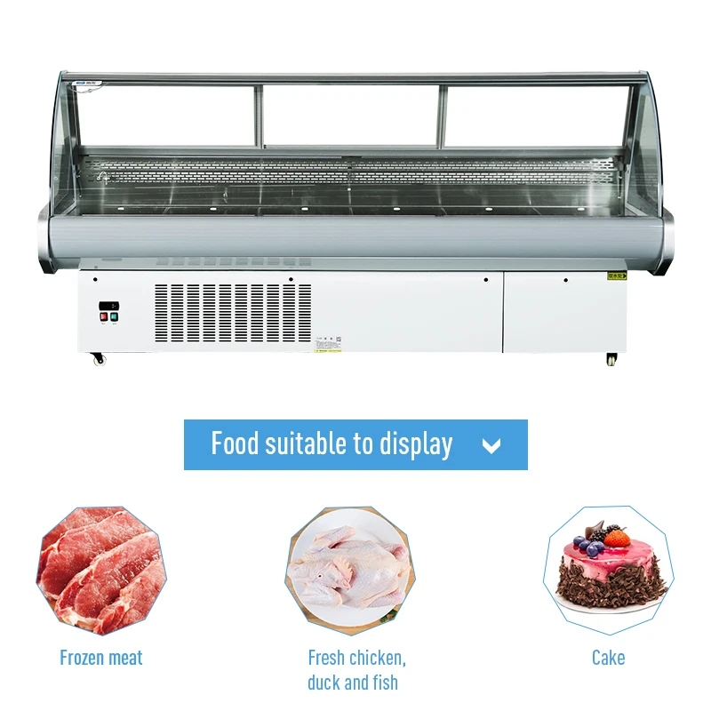 commercial refrigeration equipment Counter Top Display meat Refrigerator