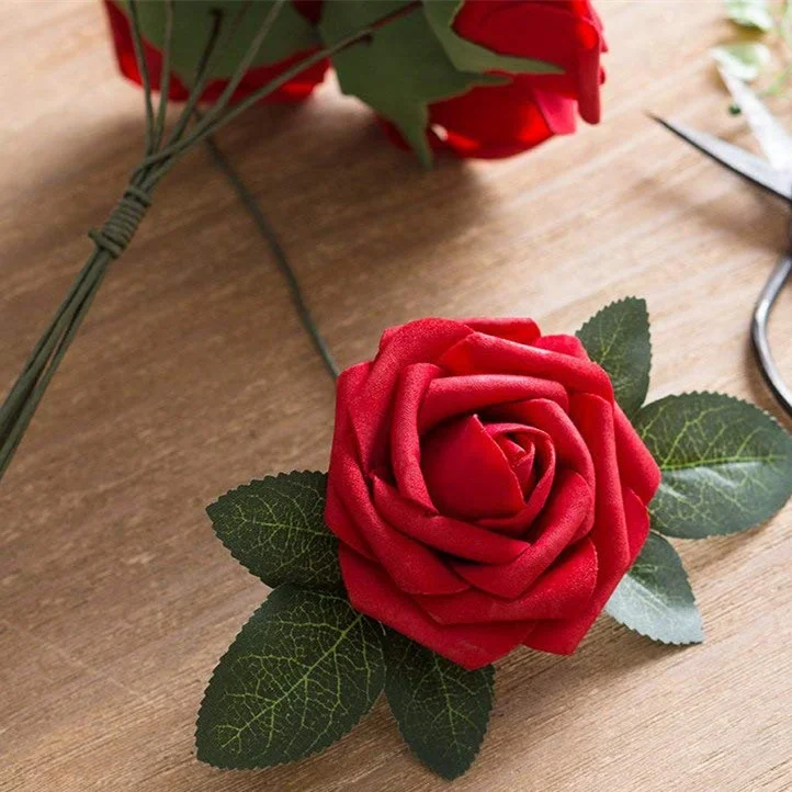 A-1183 DIY Floral Foam Rose Flower Arrangement for Preserved Roses For Gift