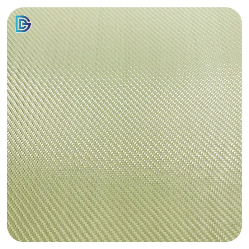 Cheap Factory Price Aerospace 1000D Aramid Fabric Aramid Fabric For Gasket Yellow Coated Aramid Fabric