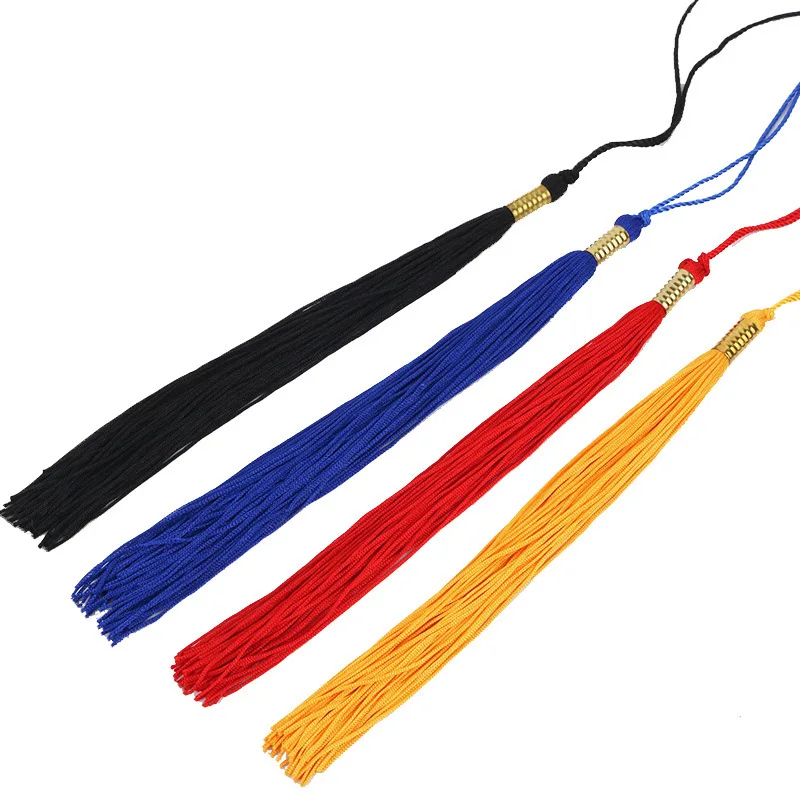 22cm Length Graduation Tassel Ceremony Tassel Fringe With Loop Year Charm