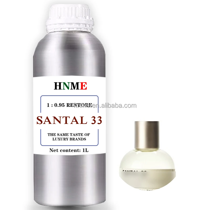 Factory wholesale high quality Santal 33 original perfume oil 1000ml aluminum cans sandalwood pure oil multi-purpose