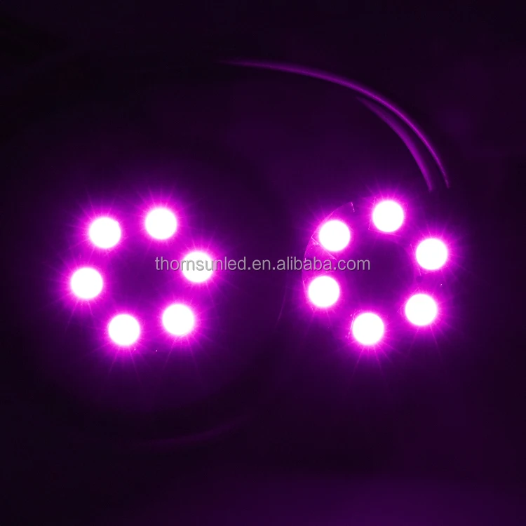 
drop ship rgb 6 led sk6812 led halo ring white pcb 5v ws2812 led ring for decoration 