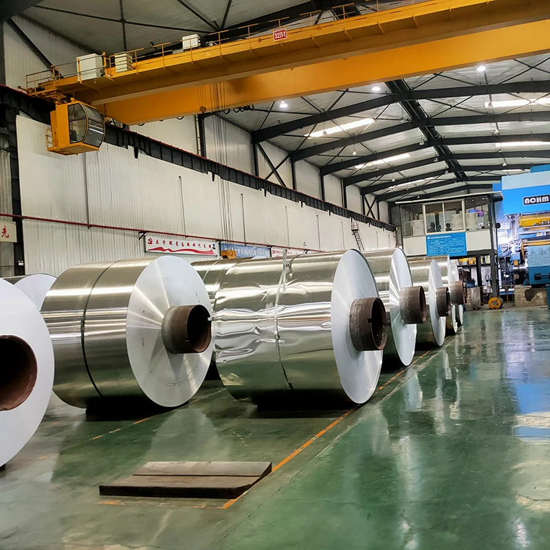 Yanke Aluminum Foil Jumbo Roll 8011 1235 3003 Raw Material 7 Micron for Kitchen Packaging Use