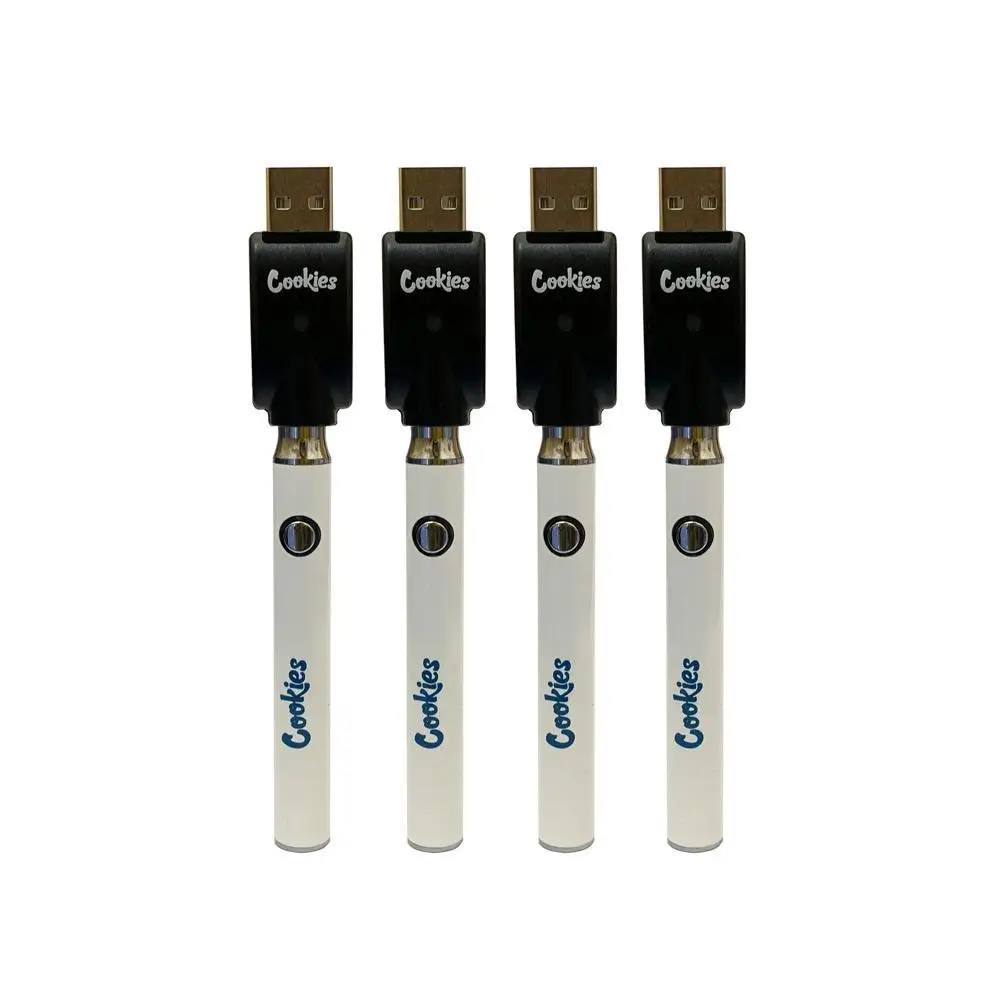 Rechargeable Cookies battery 350mahCBD battery 510thread  pen holder preheat 3 voltage adjusted cartridge battery
